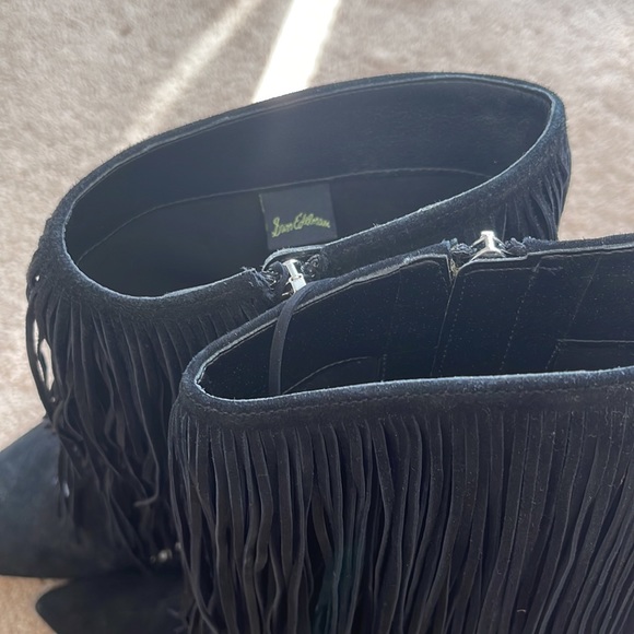 Sam Edelman Belinda Mid-Calf Fringe Bootie - Picture 2 of 5